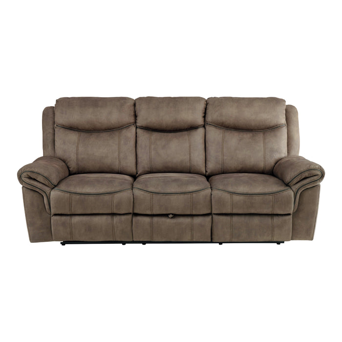 Homelegance Aram Reclining Fabric Sofa 8206NF-3 IMAGE 1