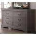 Acme Furniture Louis Philippe III 6-Drawer Dresser 25505 IMAGE 2