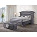 Acme Furniture Rebekah King Upholstered Platform Bed 25816EK IMAGE 3