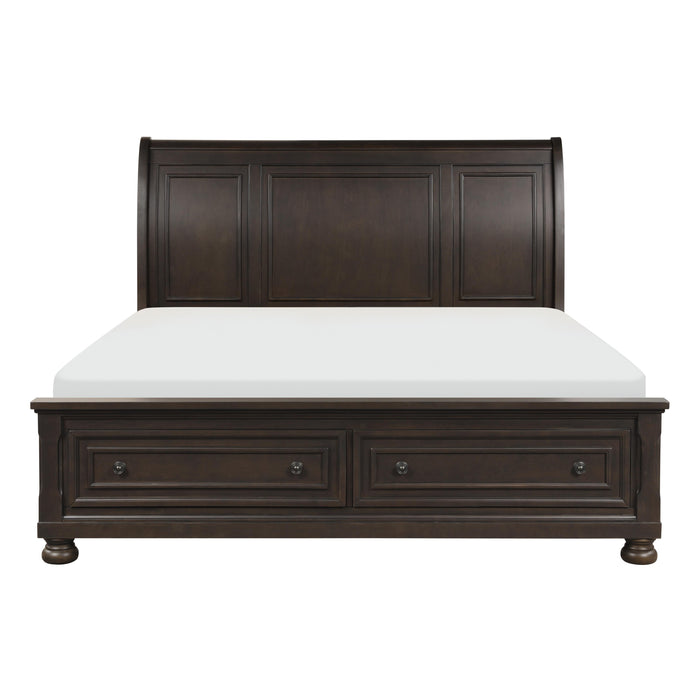 Homelegance Begonia California King Platform Bed with Storage 1718KGY-1CK* IMAGE 1