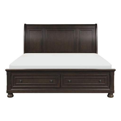 Homelegance Begonia King Platform Bed with Storage 1718KGY-1EK* IMAGE 1