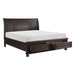 Homelegance Begonia Queen Platform Bed with Storage 1718GY-1* IMAGE 3