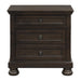 Homelegance Begonia 3-Drawer Nightstand 1718GY-4 IMAGE 1