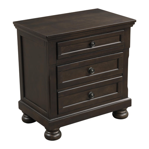 Homelegance Begonia 3-Drawer Nightstand 1718GY-4 IMAGE 2