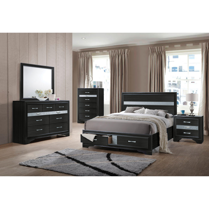 Acme Furniture Naima King Bed with Storage 25897EK IMAGE 2