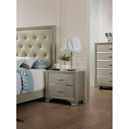 Acme Furniture Carine 2-Drawer Nightstand 26243 IMAGE 1