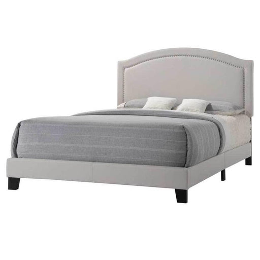 Acme Furniture Garresso Queen Upholstered Platform Bed 26340Q IMAGE 1