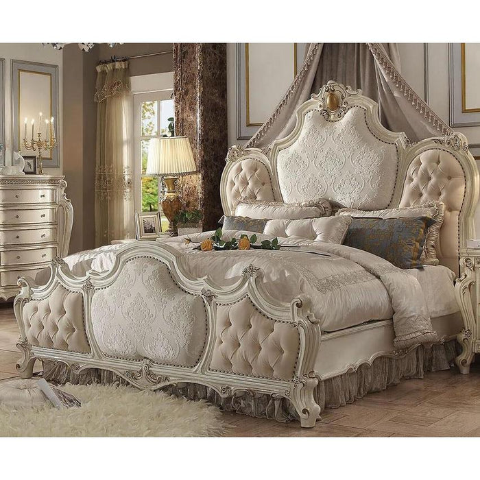 Acme Furniture Picardy Queen Upholstered Panel Bed 26880Q IMAGE 2