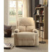 Acme Furniture Rosia Fabric Recliner 59551 IMAGE 2