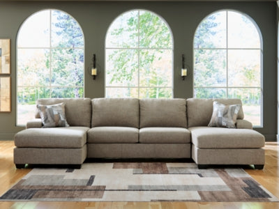 Newellen Sectional with Double Chaise - BWO Furniture & Mattresses