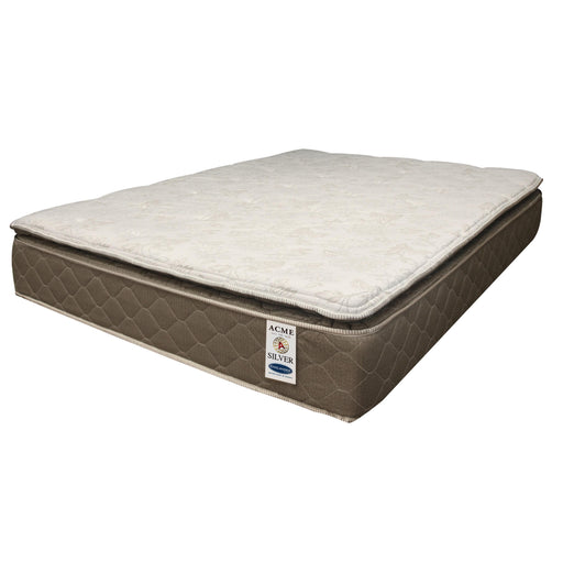 Acme Furniture Englander Silver Pillow Top Mattress (Twin) IMAGE 1