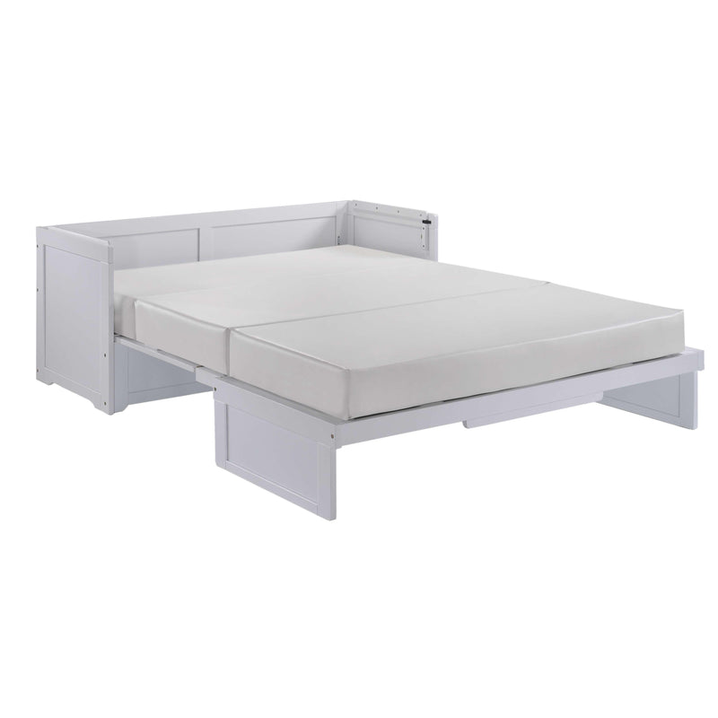 Night & Day Furniture Canada Cube Queen Cabinet Bed MCB-QEN-WH IMAGE 3