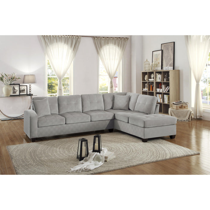 Homelegance Emilio Stationary Fabric 2 pc Sectional 8367TP* IMAGE 6