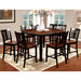 Furniture of America Dover II Counter Height Dining Table CM3326BC-PT IMAGE 3