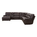 Homelegance Colombus Reclining Leather Match 6 pc Sectional 8490*6LCRR IMAGE 3