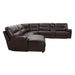 Homelegance Colombus Reclining Leather Match 6 pc Sectional 8490*6LCRR IMAGE 5