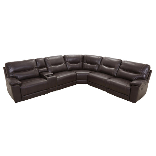 Homelegance Colombus Reclining Leather Match 6 pc Sectional 8490*6LRRR IMAGE 2