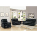 Homelegance Greeley Reclining Leather Sofa 8325BLK-3 IMAGE 2