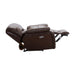 Homelegance Pecos Power Leather Match Recliner 8480BRW-1PW IMAGE 6