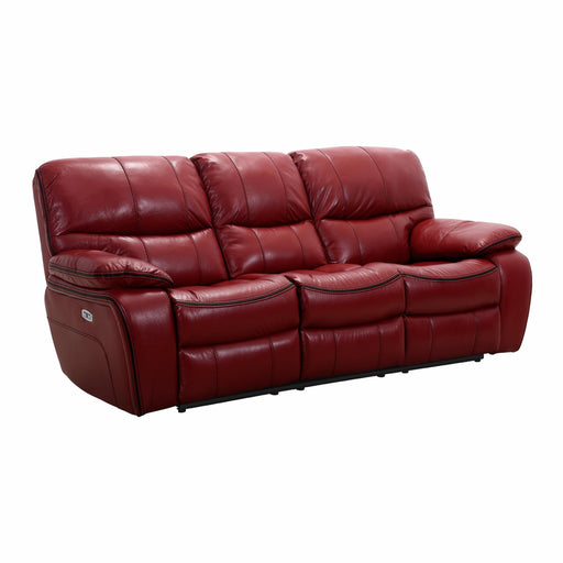 Homelegance Pecos Power Reclining Leather Match Sofa 8480RED-3PW IMAGE 2