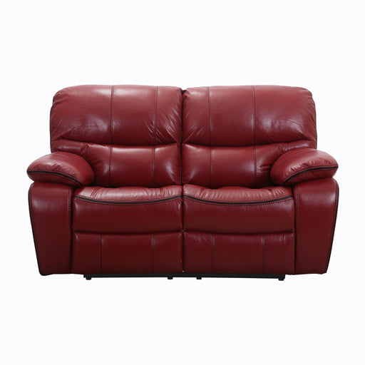 Homelegance Pecos Power Reclining Leather Match Loveseat 8480RED-2PW IMAGE 1