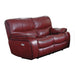 Homelegance Pecos Power Reclining Leather Match Loveseat 8480RED-2PW IMAGE 3