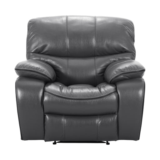 Homelegance Pecos Power Leather Match Recliner 8480GRY-1PW IMAGE 1