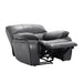 Homelegance Pecos Power Leather Match Recliner 8480GRY-1PW IMAGE 6