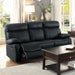 Homelegance Pendu Reclining Leather Sofa 8326BLK-3 IMAGE 1