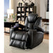 Furniture of America Zaurak Power Leatherette Recliner CM6291-CH IMAGE 2