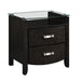 Homelegance Lyric 2-Drawer Nightstand 1737NGY-4 IMAGE 2