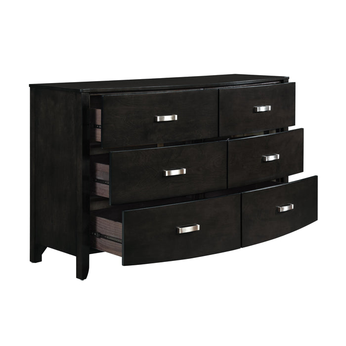 Homelegance Lyric 6-Drawer Dresser 1737NGY-5 IMAGE 3