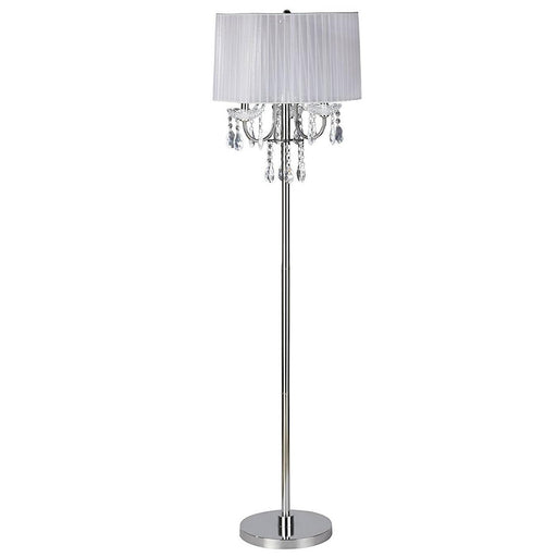 Furniture of America Jada Floorstanding Lamp L76733WH-F IMAGE 1