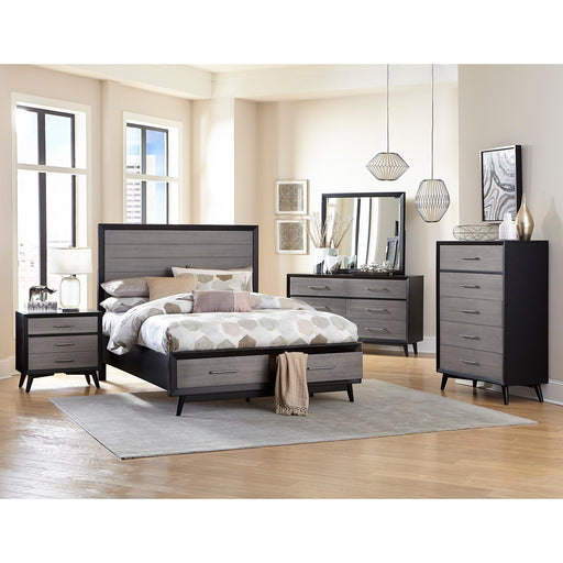 Homelegance Raku Queen Platform Bed with Storage 1711-1* IMAGE 2