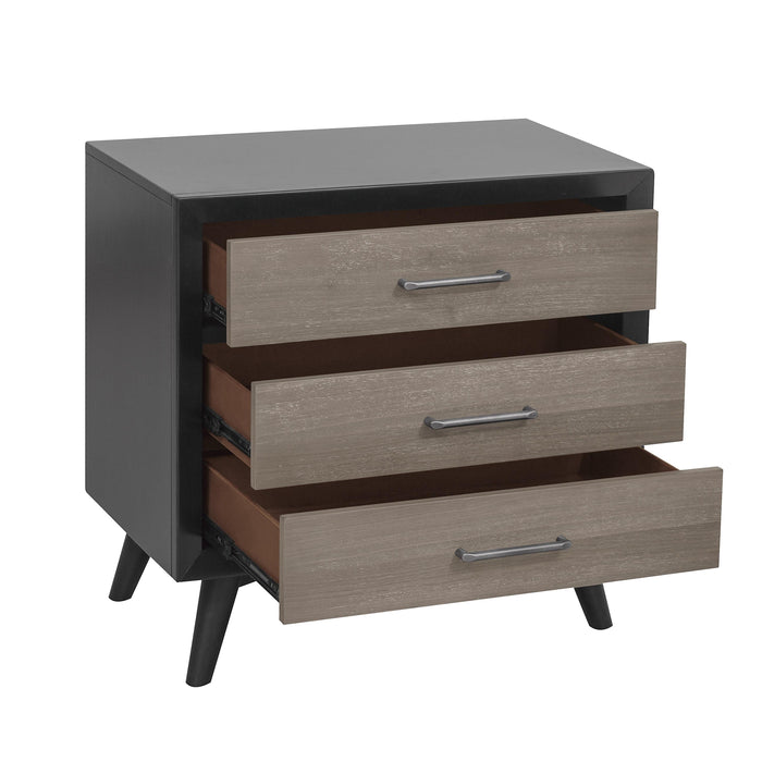 Homelegance Raku 3-Drawer Nightstand 1711-4 IMAGE 3