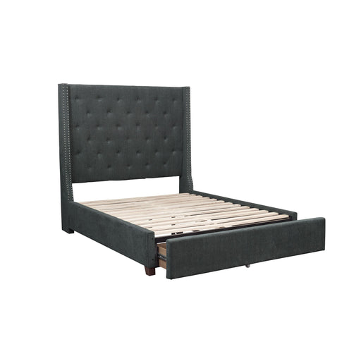 Homelegance Fairborn Queen Platform Bed with Storage 5877GY-1DW* IMAGE 2