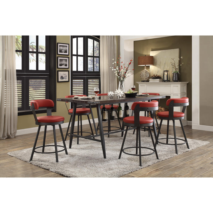 Homelegance Appert Counter Height Dining Table with Trestle Base 5566-36* IMAGE 9