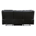 Homelegance Jude Reclining Leather Match Sofa 8201BLK-3 IMAGE 3