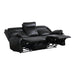 Homelegance Jude Reclining Leather Match Sofa 8201BLK-3 IMAGE 5