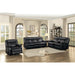 Homelegance Jude Reclining Leather Match Loveseat 8201BLK-2 IMAGE 7