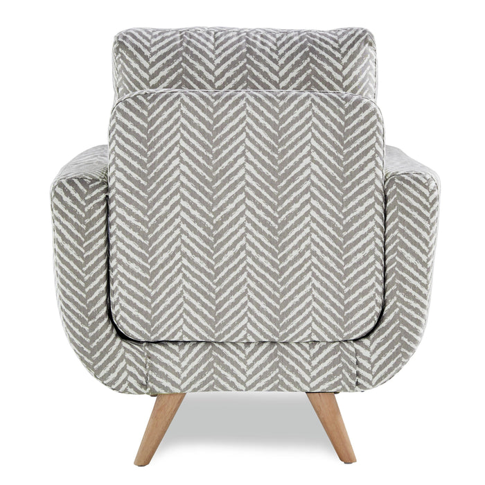 Homelegance Deryn Stationary Fabric Accent Chair 8327GY-1S IMAGE 4