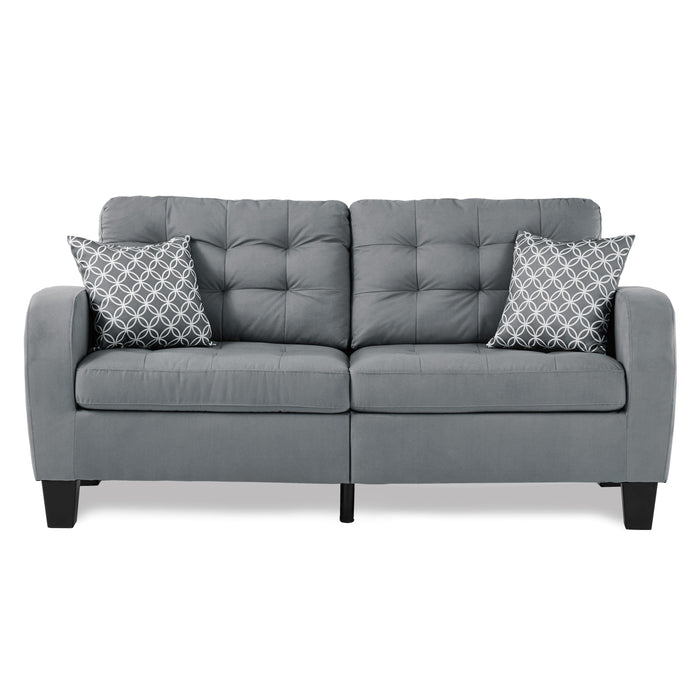 Homelegance Sinclair Stationary Fabric Sofa 8202GRY-3 IMAGE 1