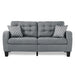 Homelegance Sinclair Stationary Fabric Sofa 8202GRY-3 IMAGE 1