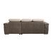 Homelegance Alfio Stationary Fabric Sleeper Sectional 9808*SC IMAGE 4