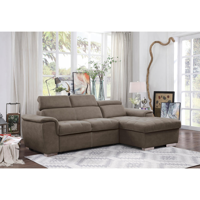 Homelegance Ferriday Stationary Fabric Sleeper Sectional 8228TP* IMAGE 13