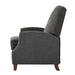 Homelegance Walden Manual Fabric Recliner 8215GY-1 IMAGE 3