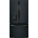 GE 36-inch, 25.6 cu.ft. Freestanding French 3-Door Refrigerator with Multiflow Air System GFE26JEMDS IMAGE 1