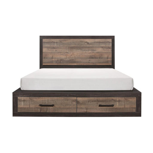 Homelegance Miter King Platform Bed with Storage 1762K-1EK* IMAGE 1