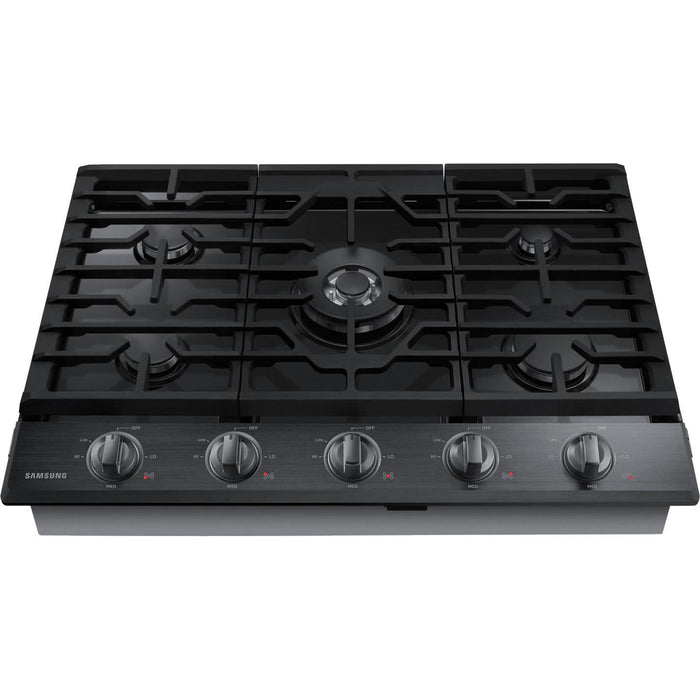 Samsung 30-inch, Built-in Gas Cooktop with Wi-Fi Connectivity NA30N6555TG/AA IMAGE 6