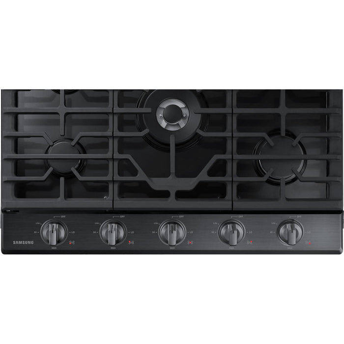 Samsung 30-inch, Built-in Gas Cooktop with Wi-Fi Connectivity NA30N6555TG/AA IMAGE 8